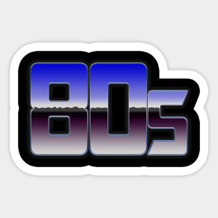 80s Chrome Sticker